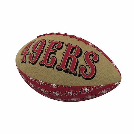 Logo Brands San Francisco 49ers Mini Size Rubber Footballl 627-93MR-3